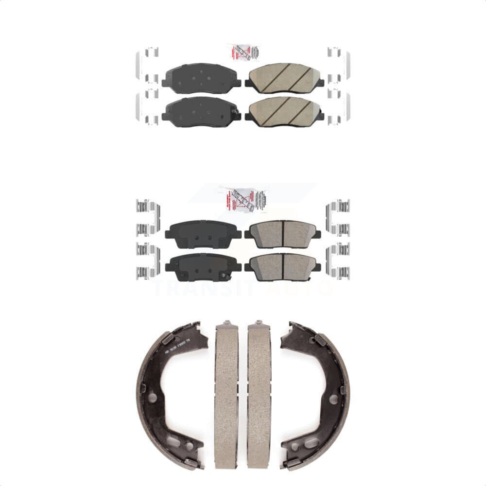 Transit Auto - KNN-100849 - Front and Rear Disc Brake Pad Kits image 1