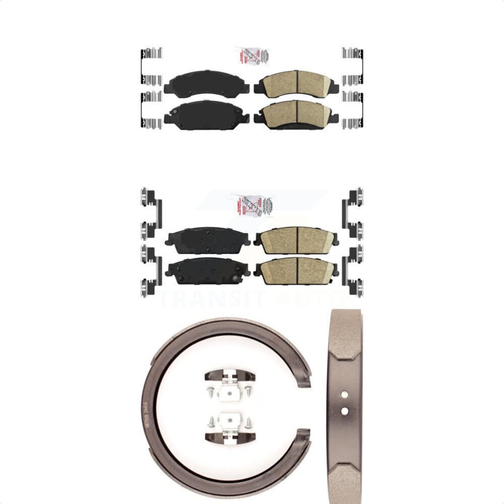 Transit Auto - KNN-100877 - Front and Rear Disc Brake Pad Kits image 1