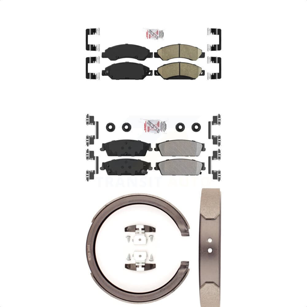 Transit Auto - KNN-100880 - Front and Rear Disc Brake Pad Kits image 1