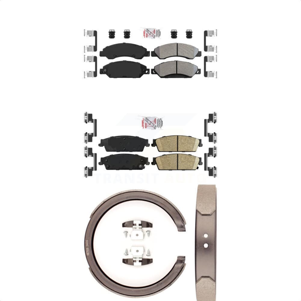 Transit Auto - KNN-100881 - Front and Rear Disc Brake Pad Kits image 1