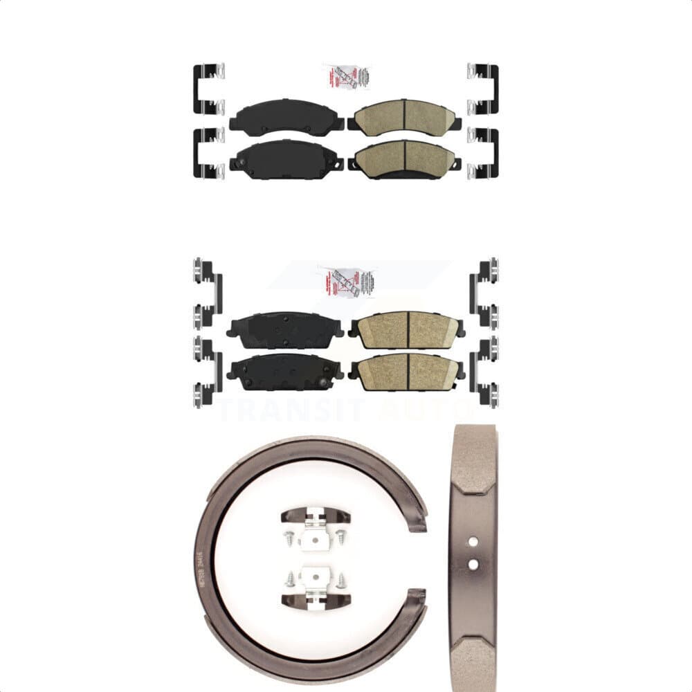 Transit Auto - KNN-100882 - Front and Rear Disc Brake Pad Kits image 1