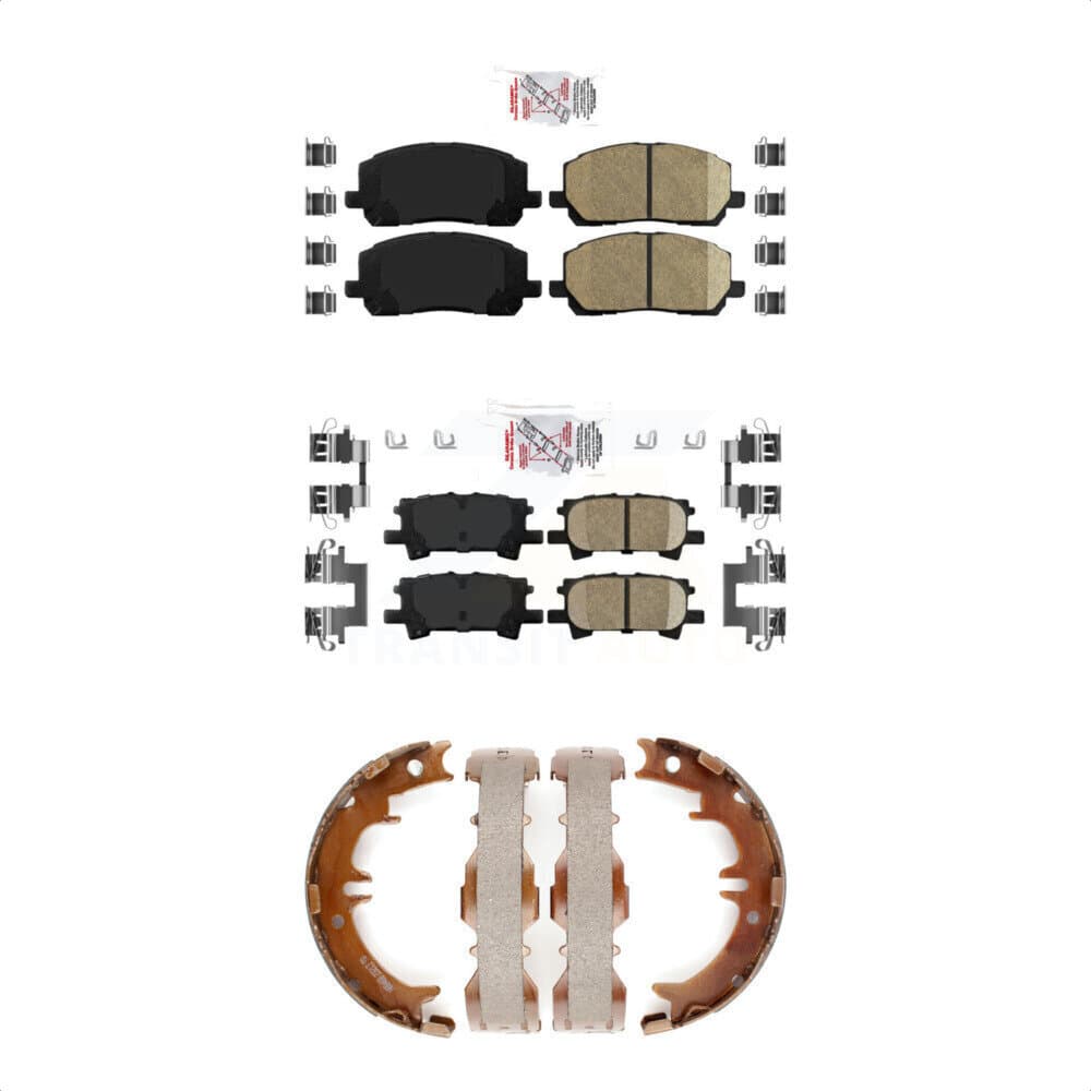Transit Auto - KNN-100888 - Front and Rear Disc Brake Pad Kits image 1