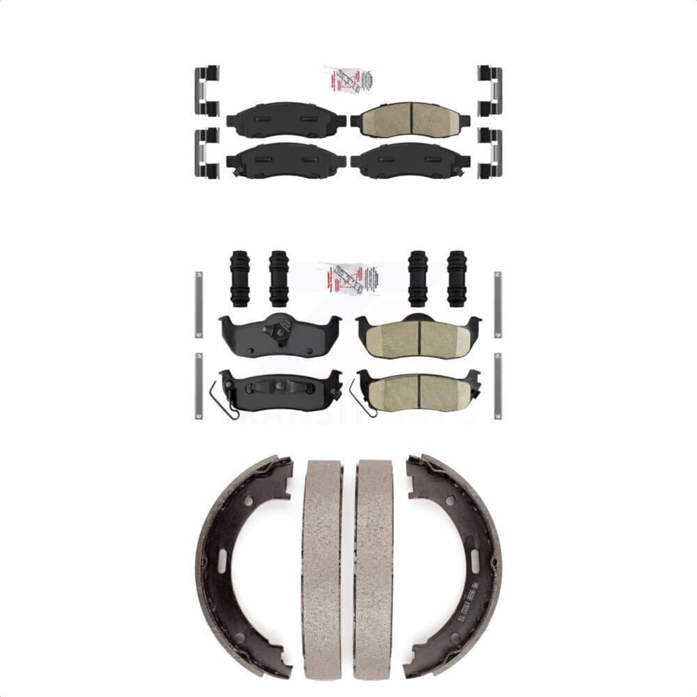 Transit Auto - KNN-100895 - Front and Rear Disc Brake Pad Kits image 1