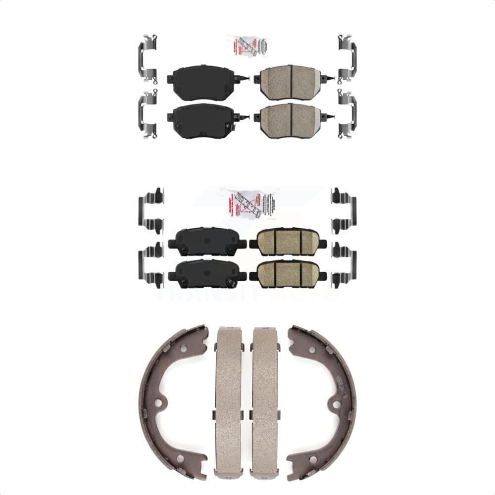 Transit Auto - KNN-100897 - Front and Rear Disc Brake Pad Kits image 1