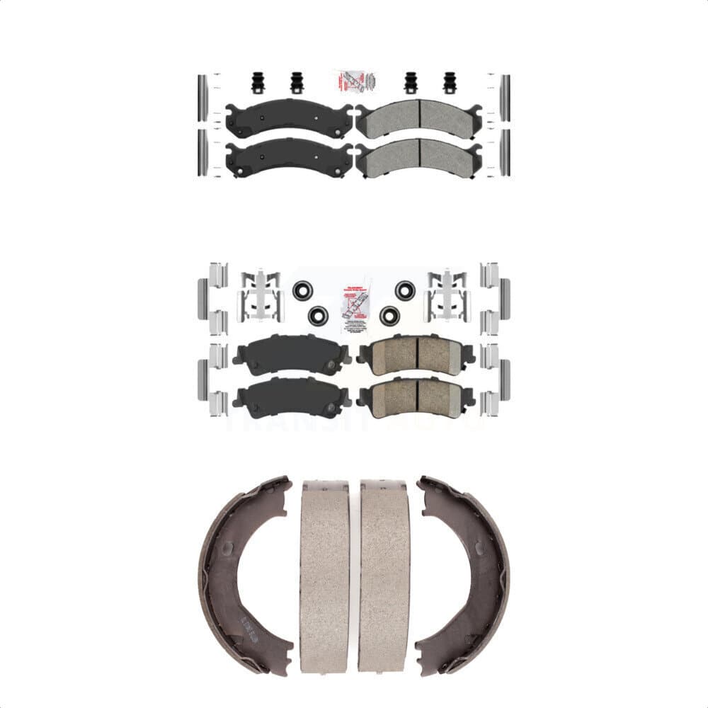 Transit Auto - KNN-100923 - Front and Rear Disc Brake Pad Kits image 1
