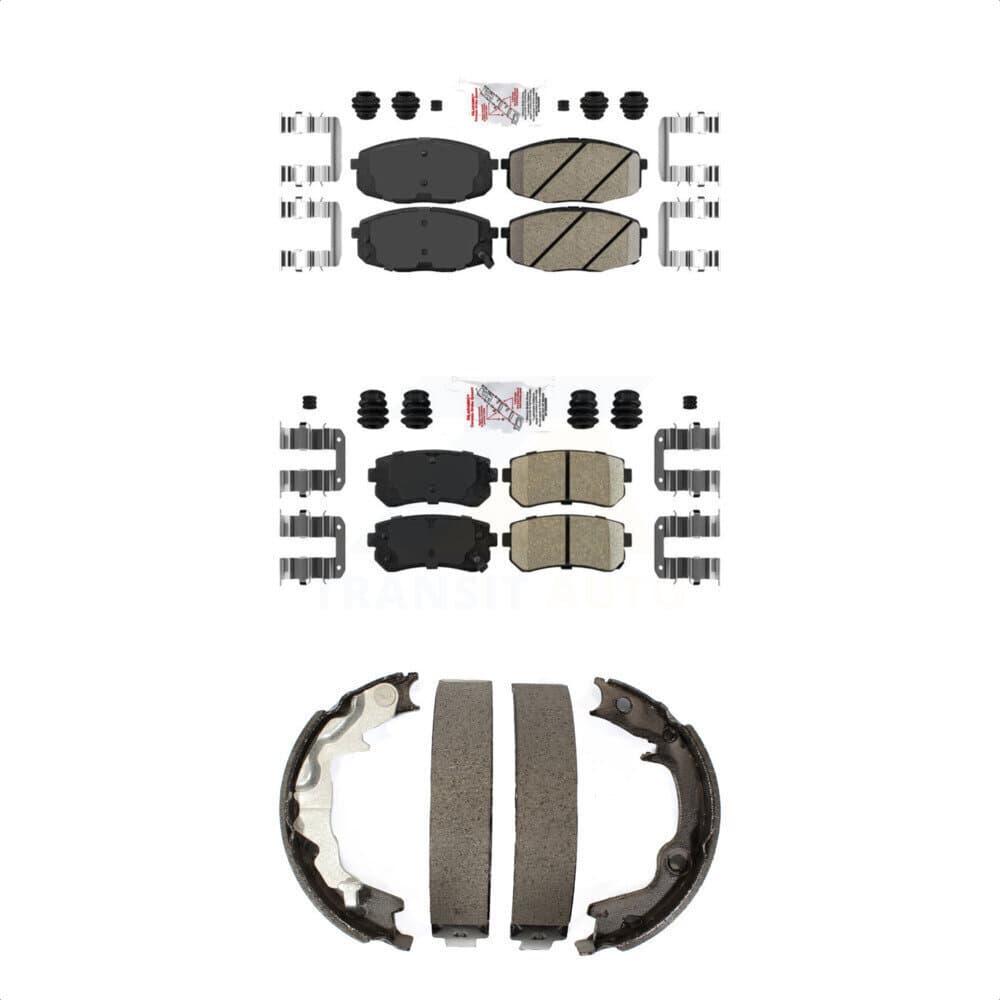 Transit Auto - KNN-100950 - Front and Rear Disc Brake Pad Kits image 1