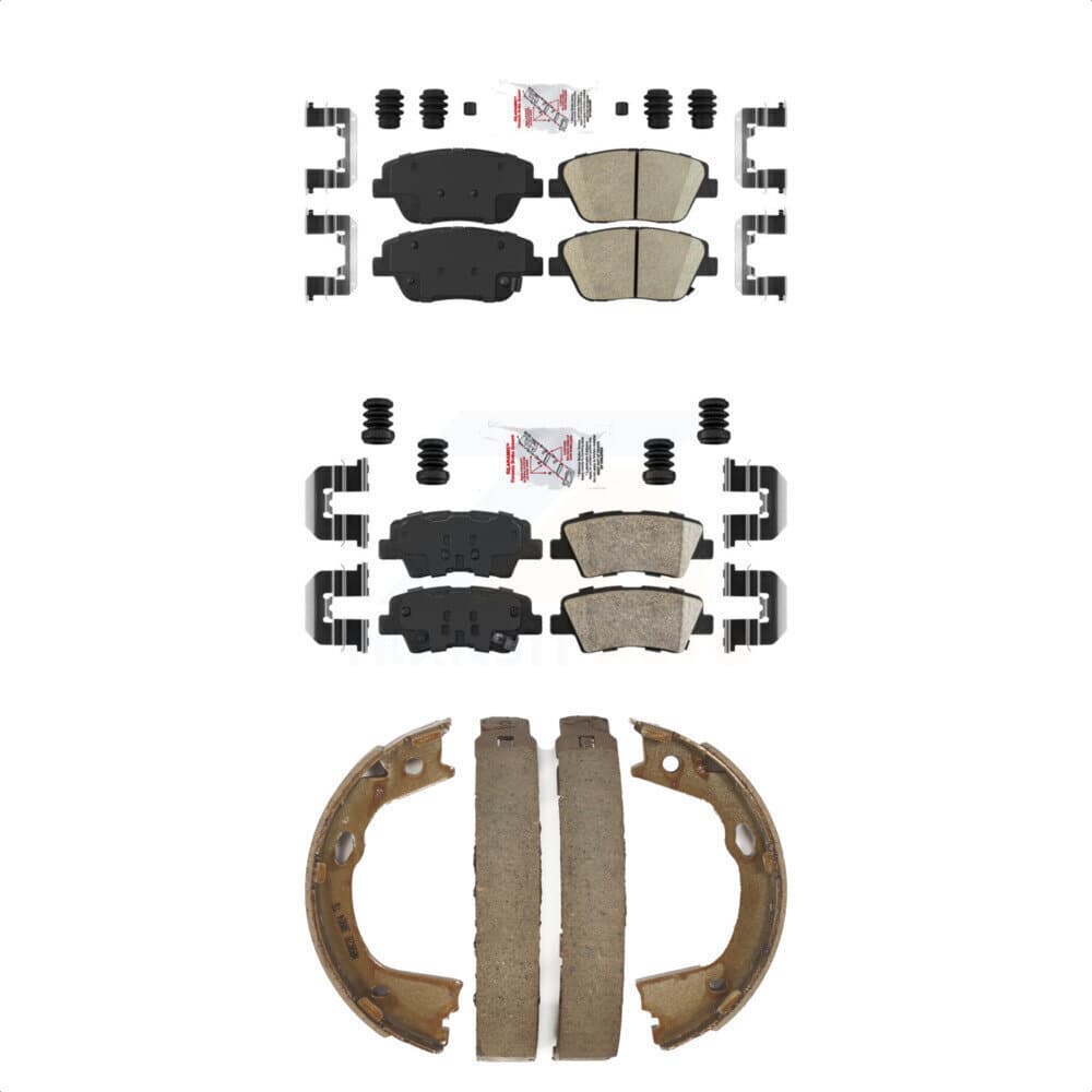 Transit Auto - KNN-100958 - Front and Rear Disc Brake Pad Kits image 1