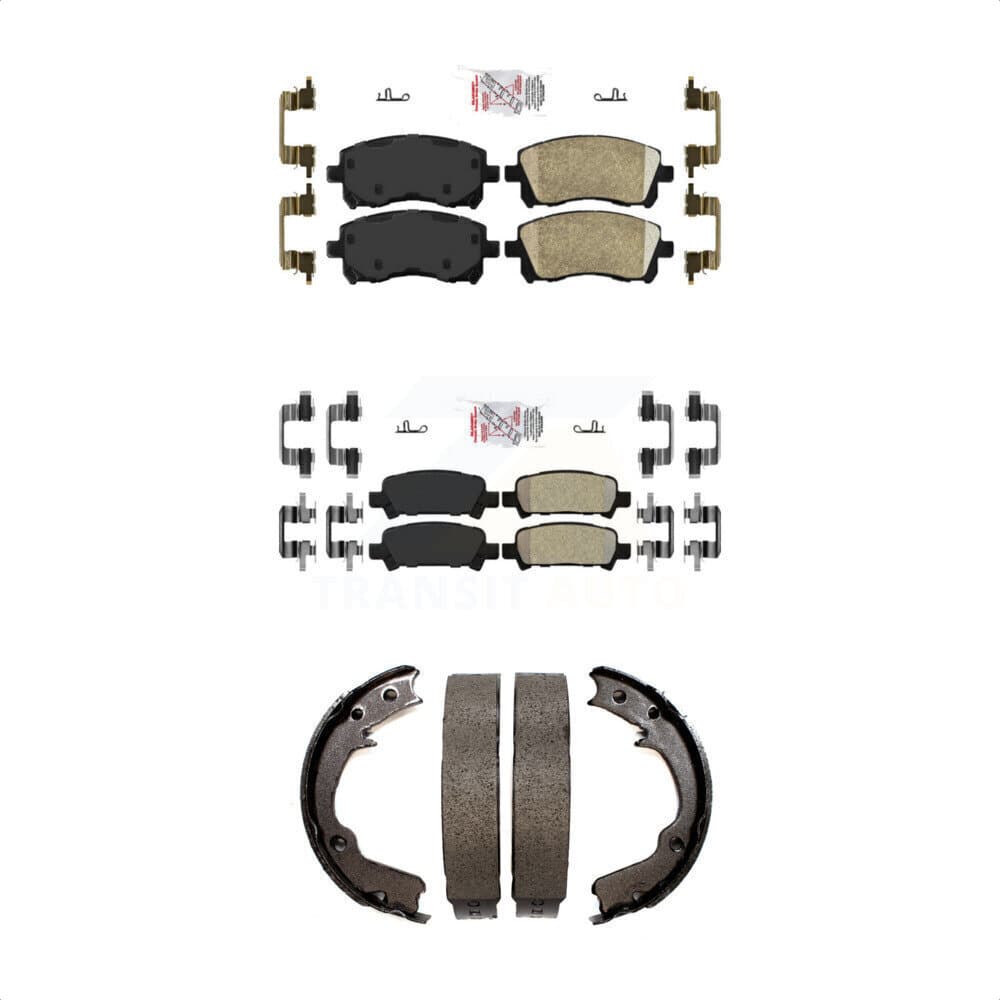 Transit Auto - KNN-100969 - Front and Rear Disc Brake Pad Kits image 1