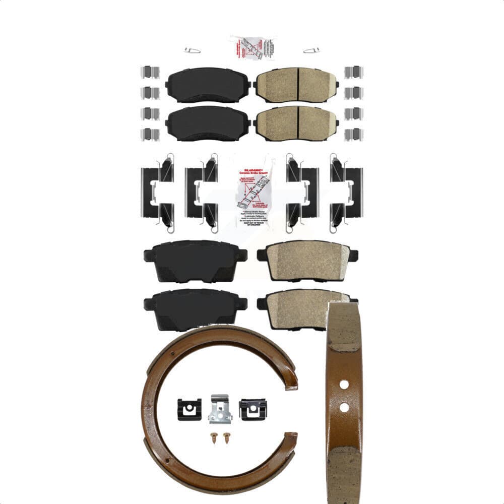 Transit Auto - KNN-100998 - Front and Rear Disc Brake Pad Kits image 1