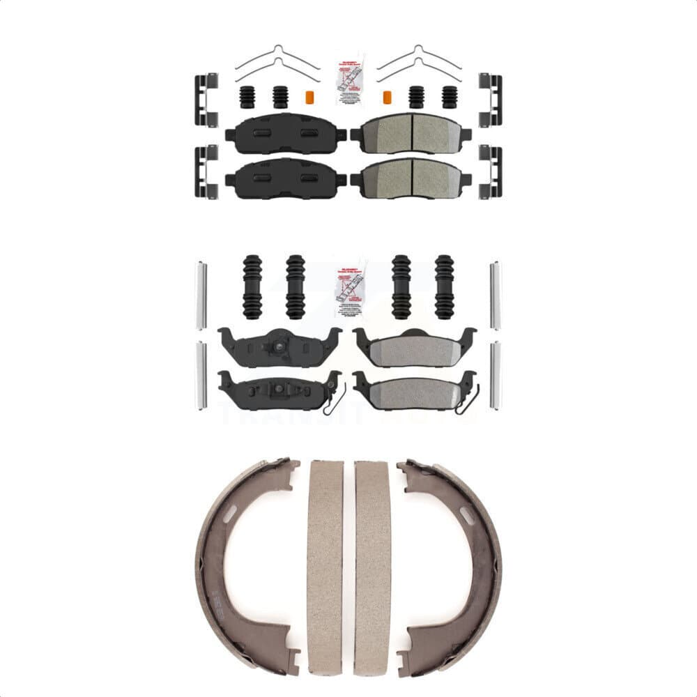 Transit Auto - KNN-101032 - Front and Rear Disc Brake Pad Kits image 1