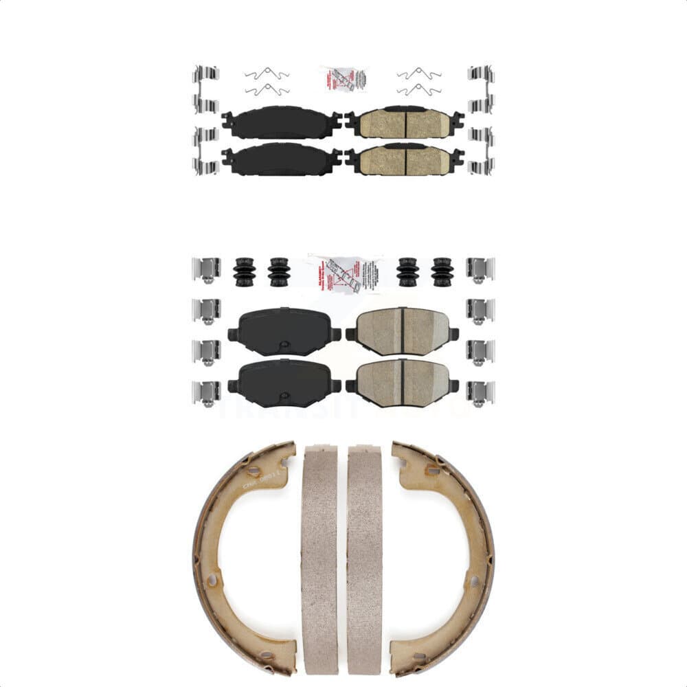 Transit Auto - KNN-101107 - Front and Rear Disc Brake Pad Kits image 1