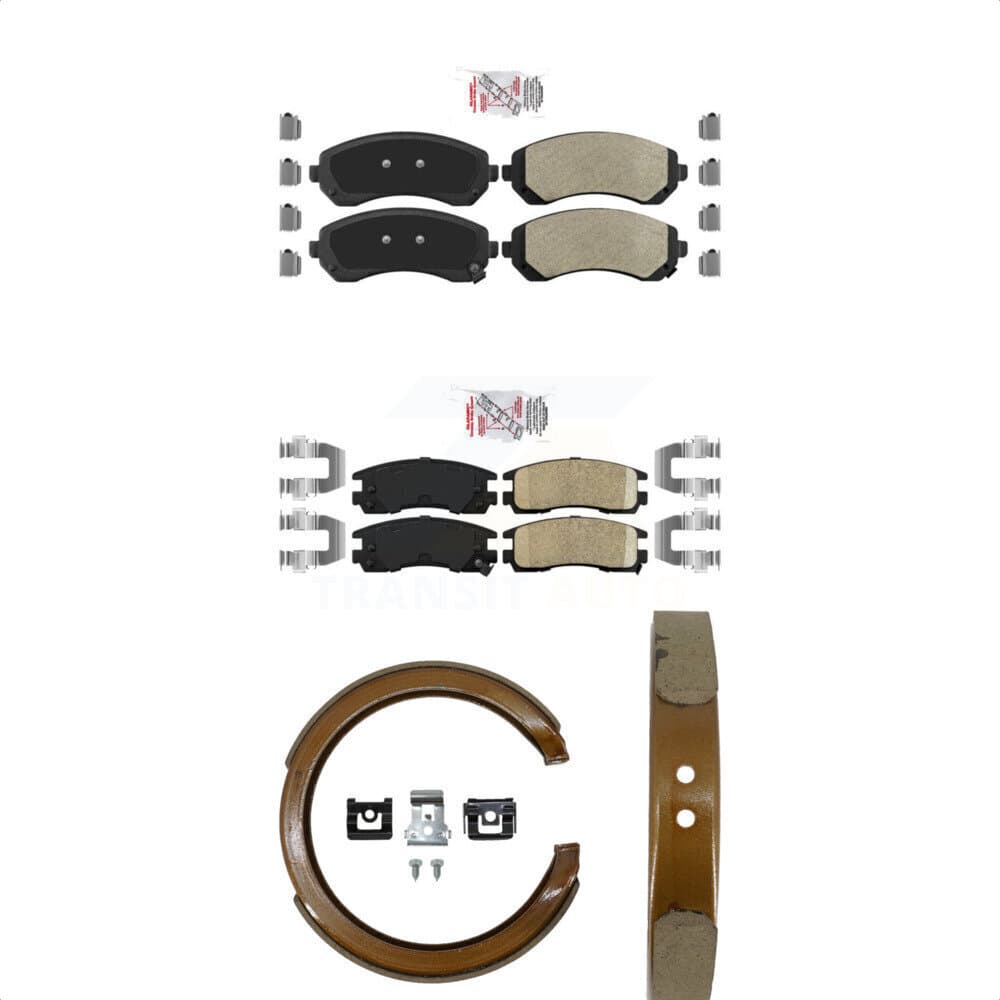 Transit Auto - KNN-101129 - Front and Rear Disc Brake Pad Kits image 1