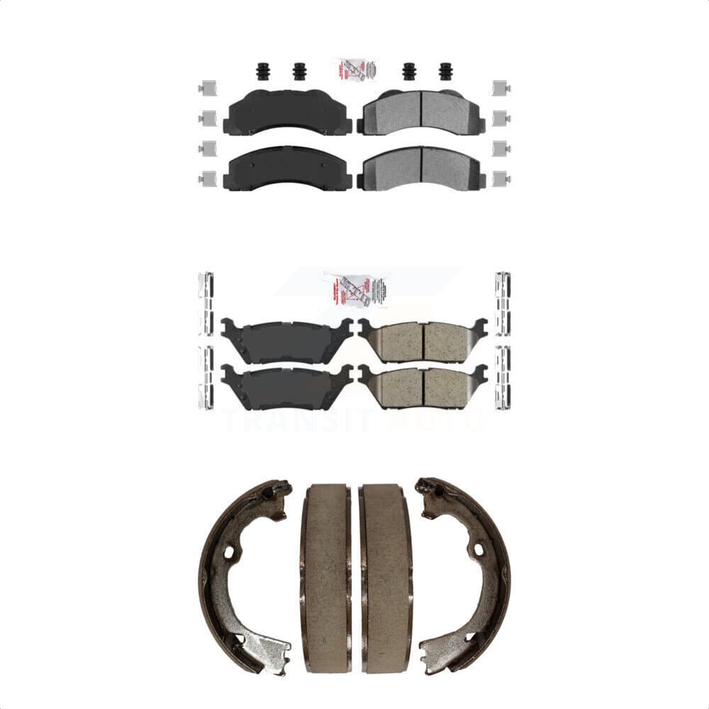 Transit Auto - KNN-101172 - Front and Rear Disc Brake Pad Kits image 1