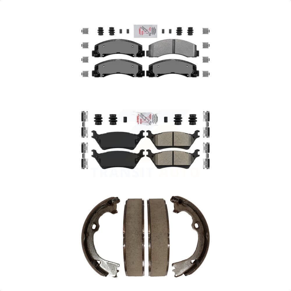 Transit Auto - KNN-101182 - Front and Rear Disc Brake Pad Kits image 1
