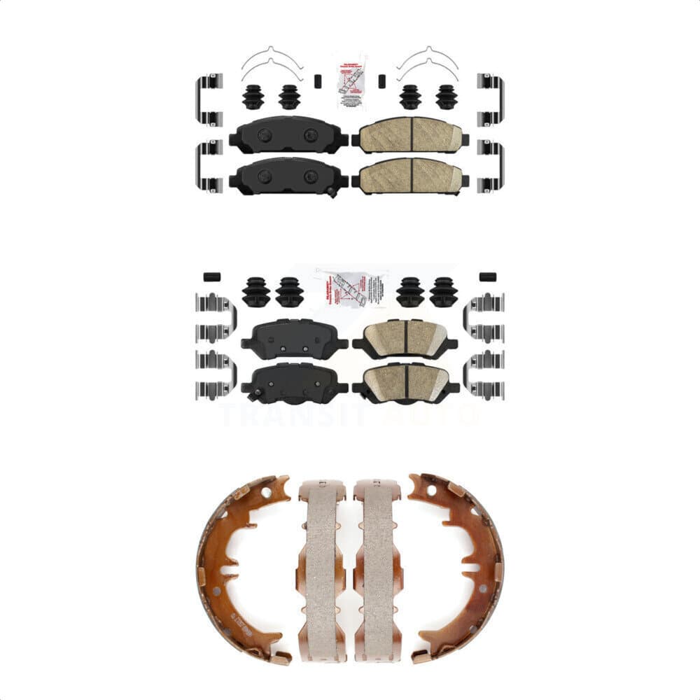 Transit Auto - KNN-101196 - Front and Rear Disc Brake Pad Kits image 1