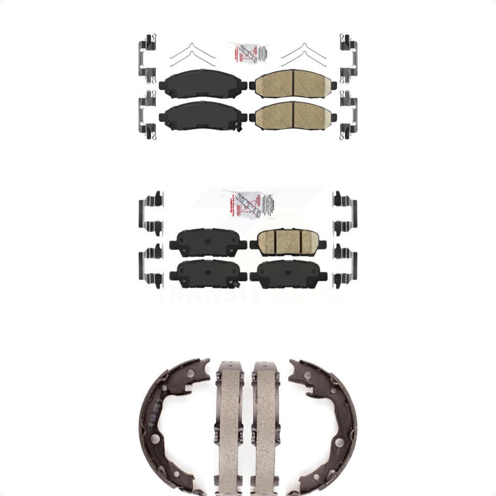 Transit Auto - KNN-101225 - Front and Rear Disc Brake Pad Kits image 1