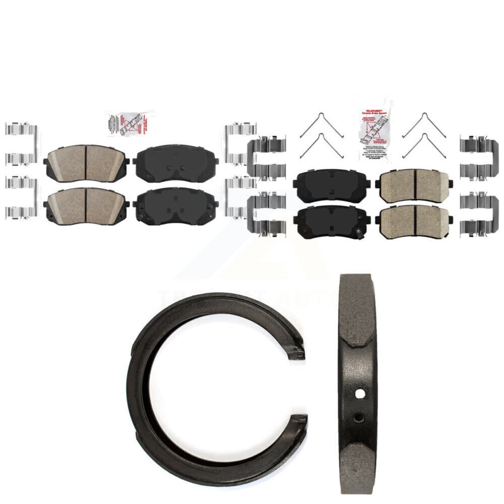 Transit Auto - KNN-101438 - Front and Rear Disc Brake Pad Kits image 1