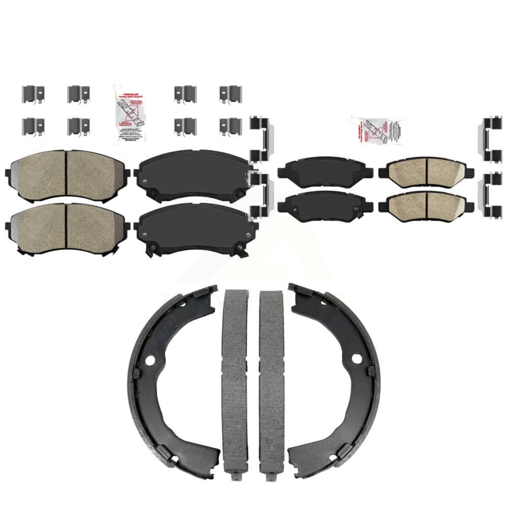 Transit Auto - KNN-101487 - Front and Rear Disc Brake Pad Kits image 1