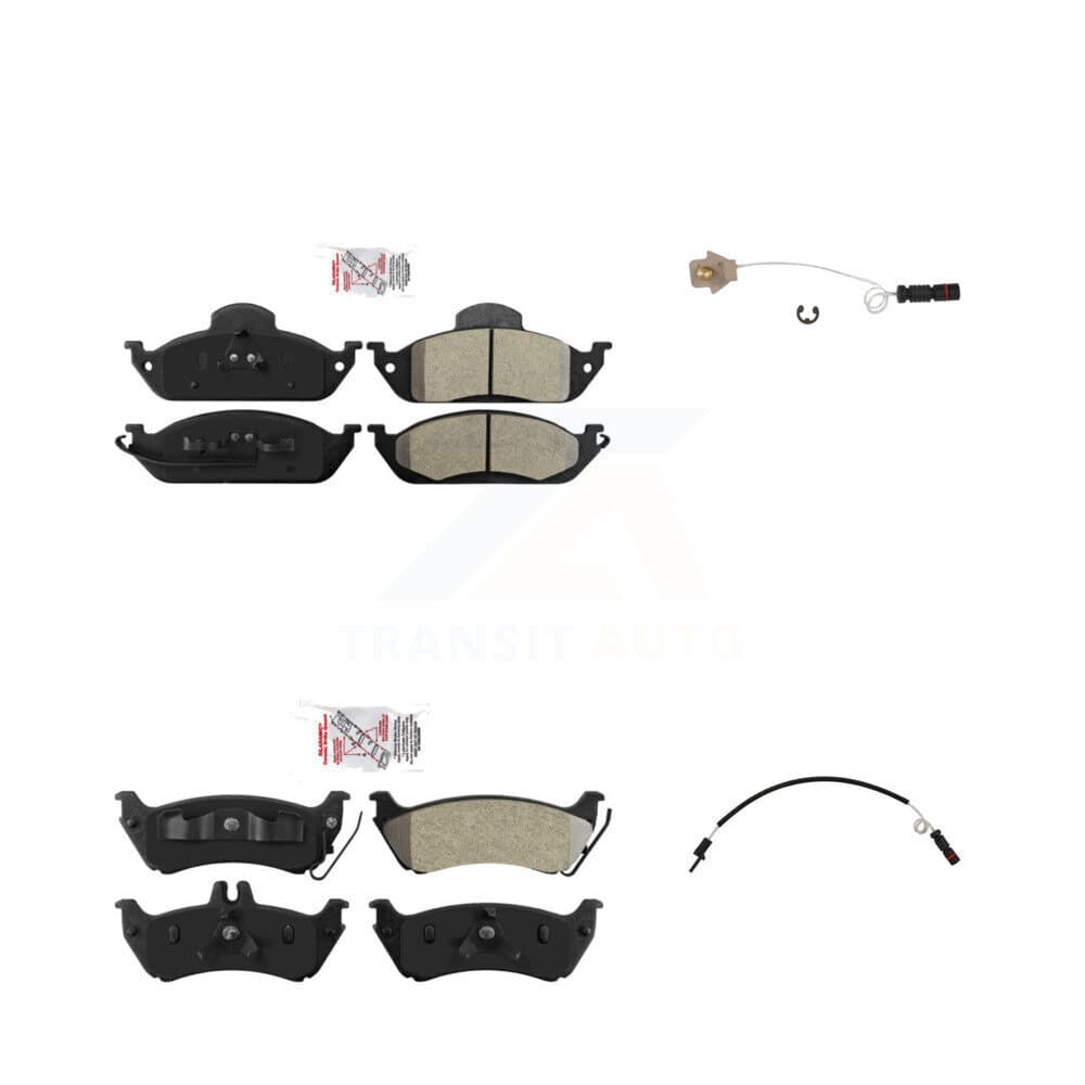 AmeriBRAKES - KNW-100001 - Front and Rear Disc Brake Pad Kits image 1