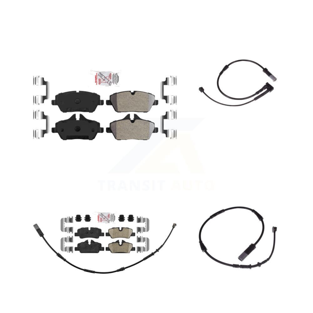 AmeriBRAKES - KNW-100012 - Front and Rear Disc Brake Pad Kits image 1