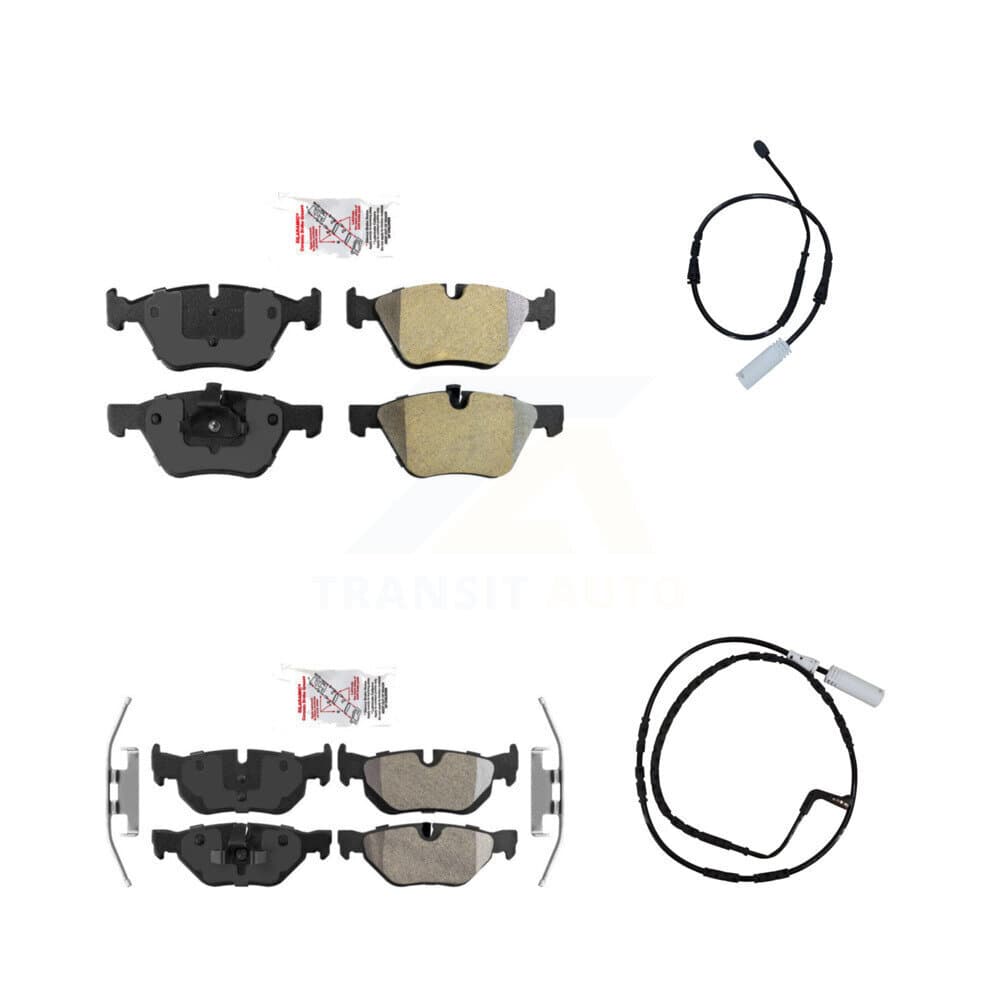 AmeriBRAKES - KNW-100033 - Front and Rear Disc Brake Pad Kits image 1