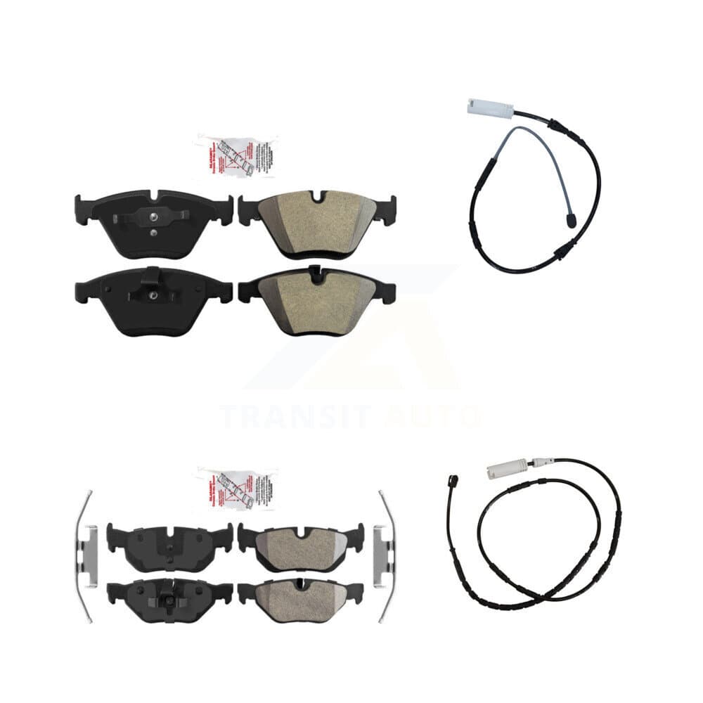 AmeriBRAKES - KNW-100037 - Front and Rear Disc Brake Pad Kits image 1
