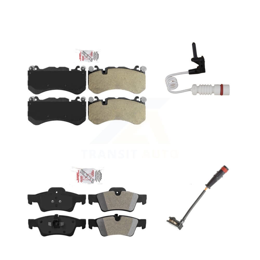 AmeriBRAKES - KNW-100067 - Front and Rear Disc Brake Pad Kits image 1