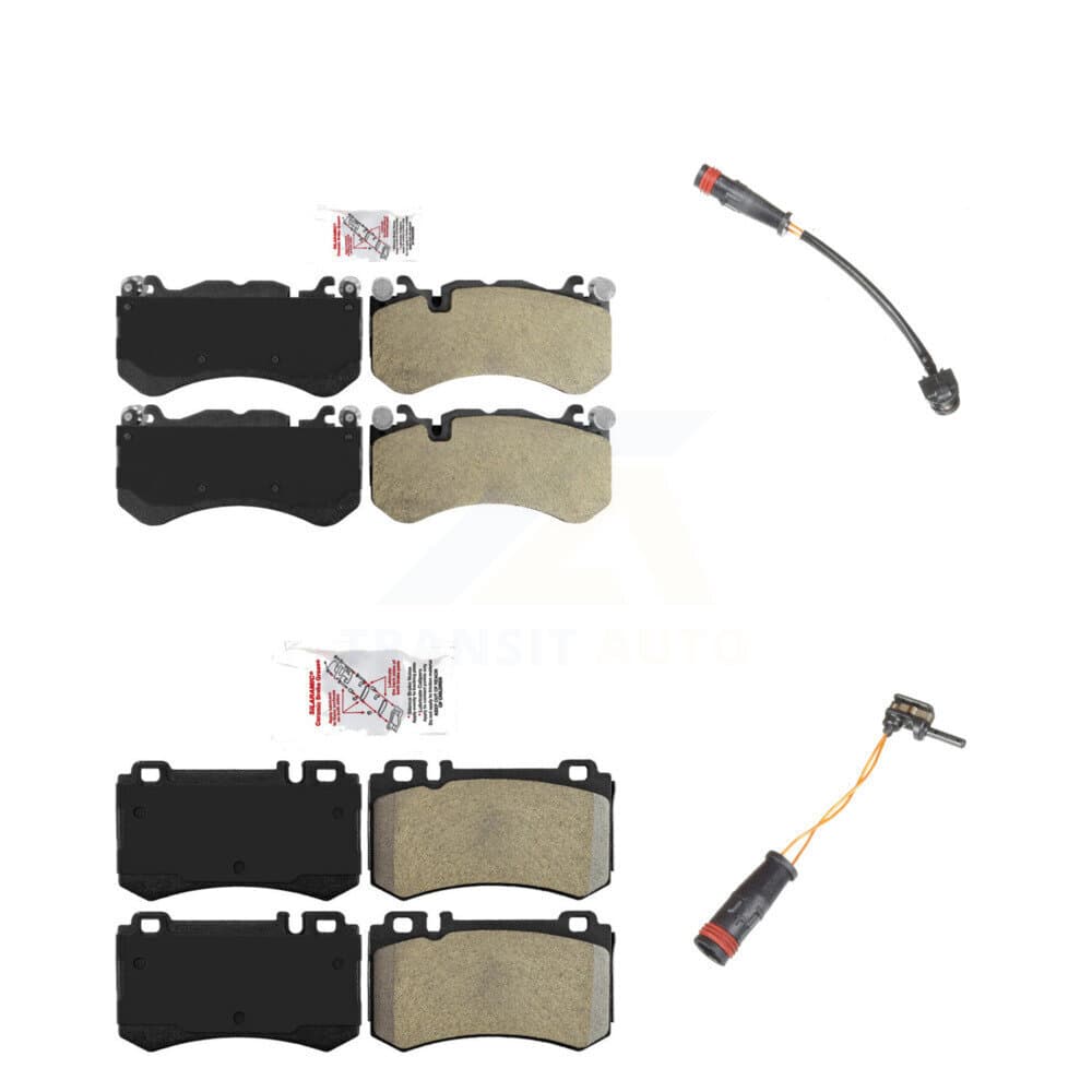 AmeriBRAKES - KNW-100072 - Front and Rear Disc Brake Pad Kits image 1