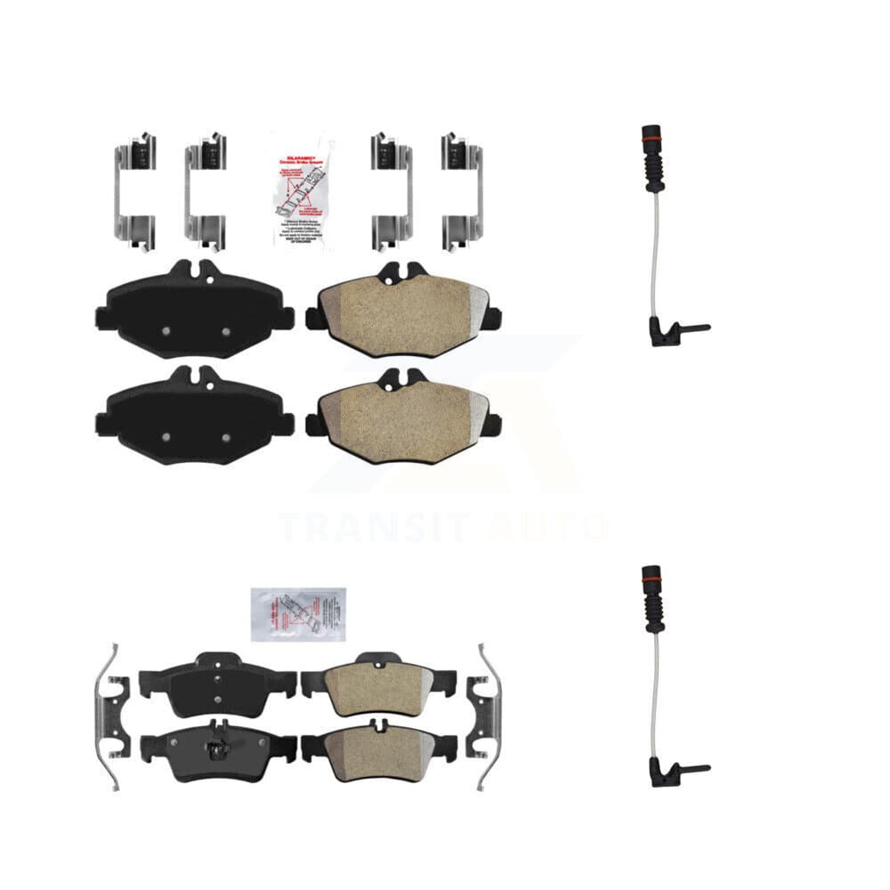AmeriBRAKES - KNW-100077 - Front and Rear Disc Brake Pad Kits image 1
