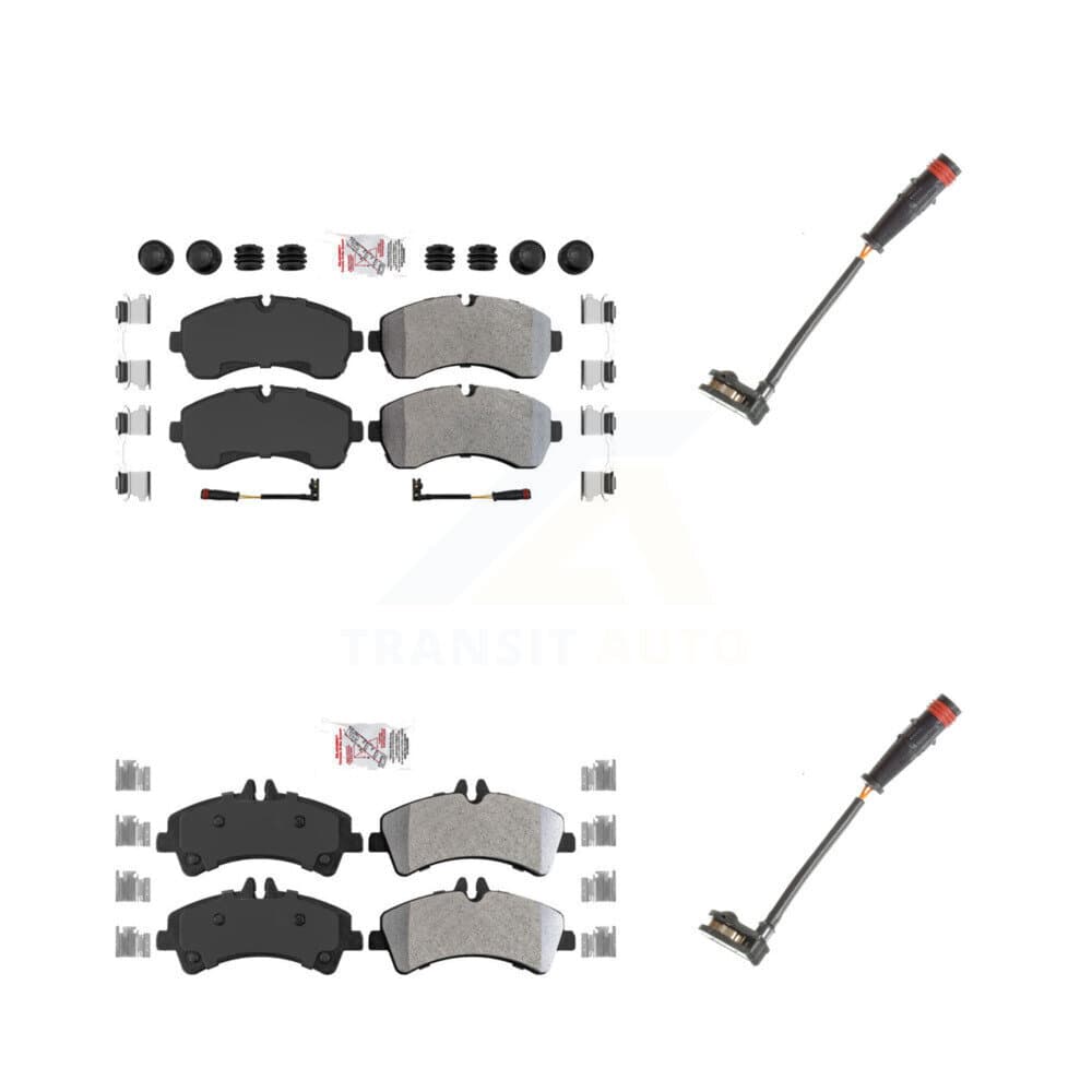 AmeriBRAKES - KNW-100085 - Front and Rear Disc Brake Pad Kits image 1