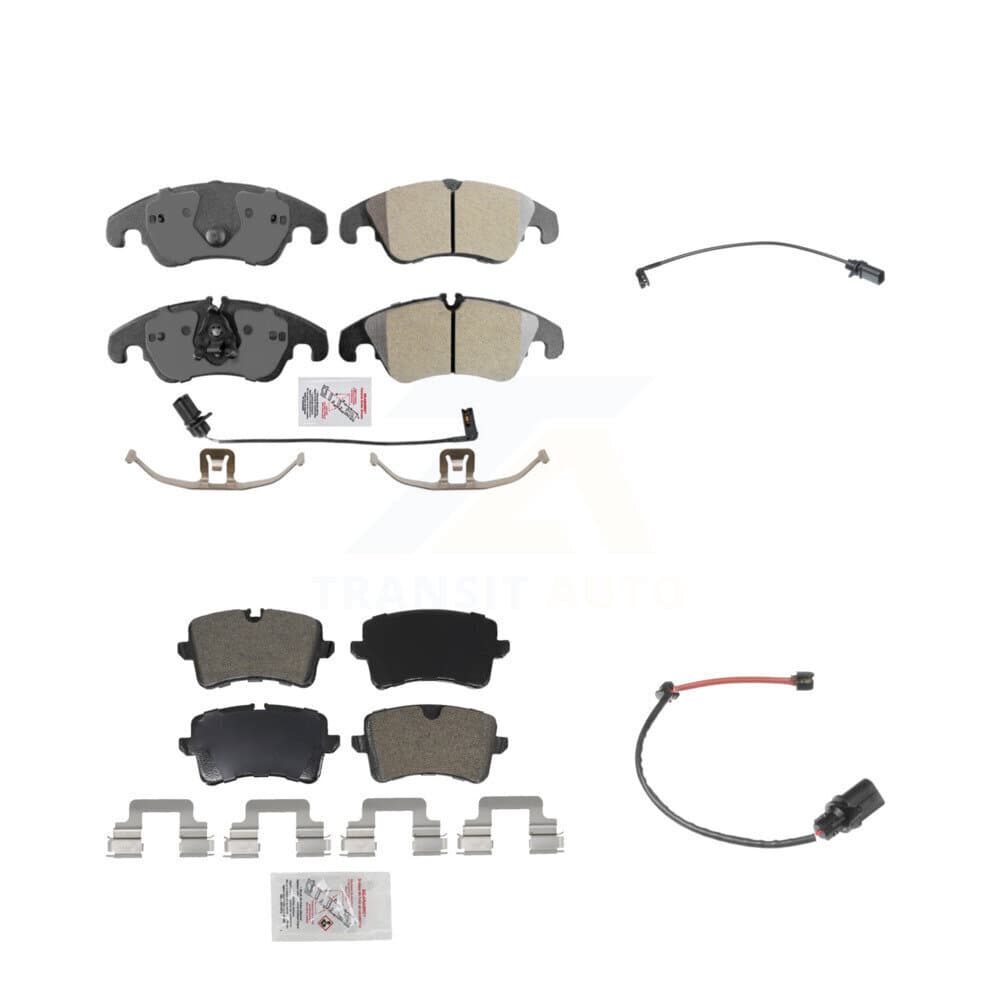 AmeriBRAKES - KNW-100089 - Front and Rear Disc Brake Pad Kits image 1