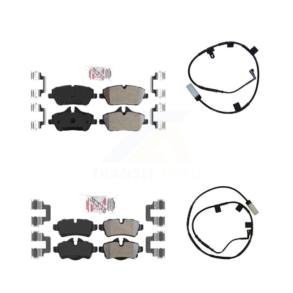 AmeriBRAKES - KNW-100098 - Front and Rear Disc Brake Pad Kits image 1