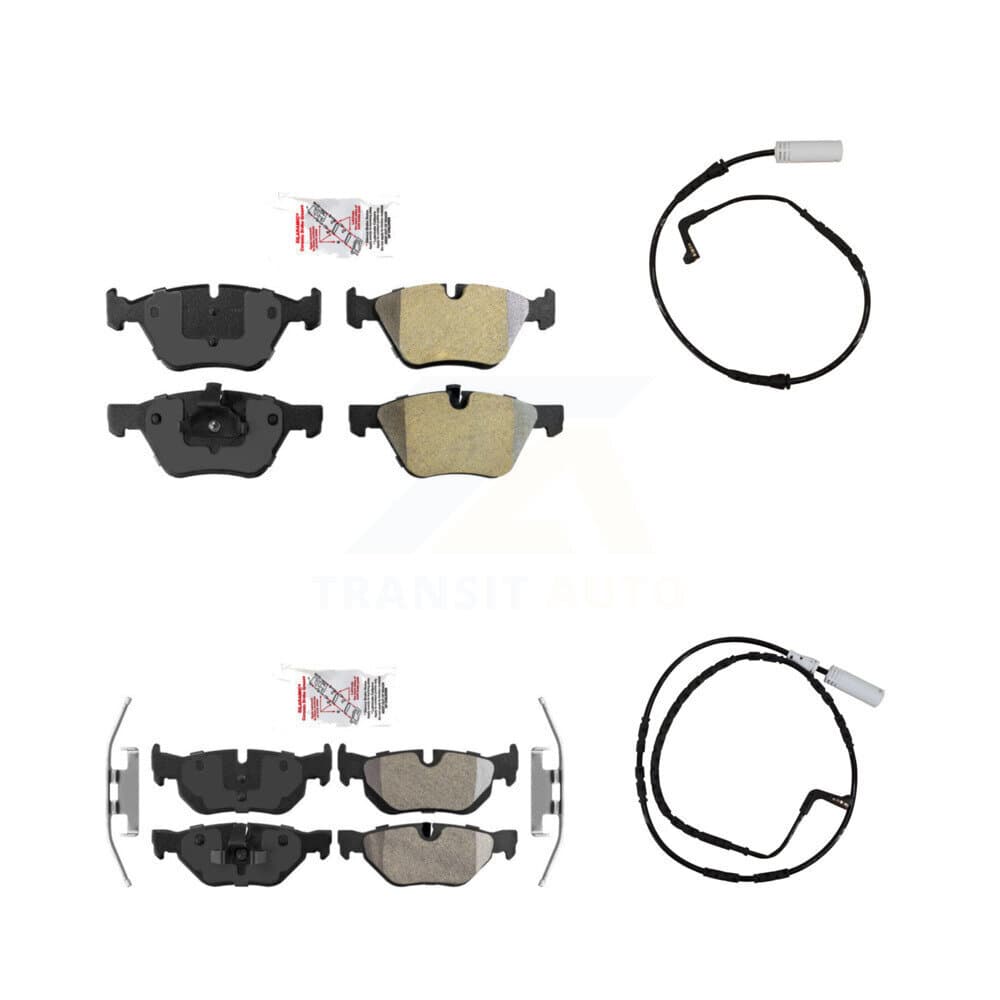 AmeriBRAKES - KNW-100111 - Front and Rear Disc Brake Pad Kits image 1