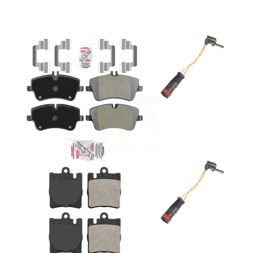 AmeriBRAKES - KNW-100124 - Front and Rear Disc Brake Pad Kits image 1