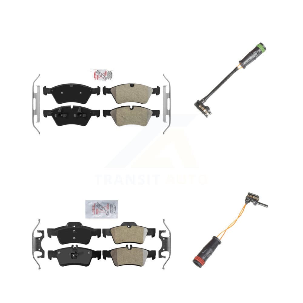 AmeriBRAKES - KNW-100129 - Front and Rear Disc Brake Pad Kits image 1