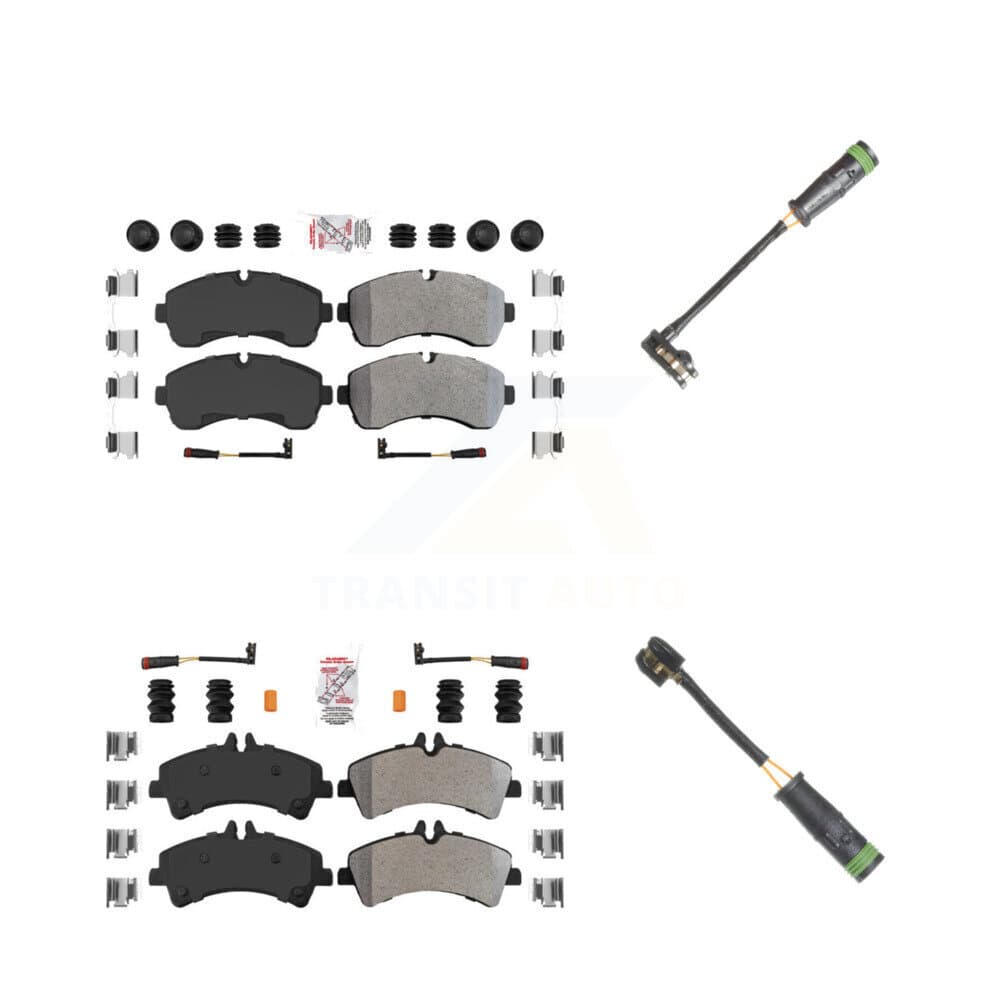 AmeriBRAKES - KNW-100148 - Front and Rear Disc Brake Pad Kits image 1