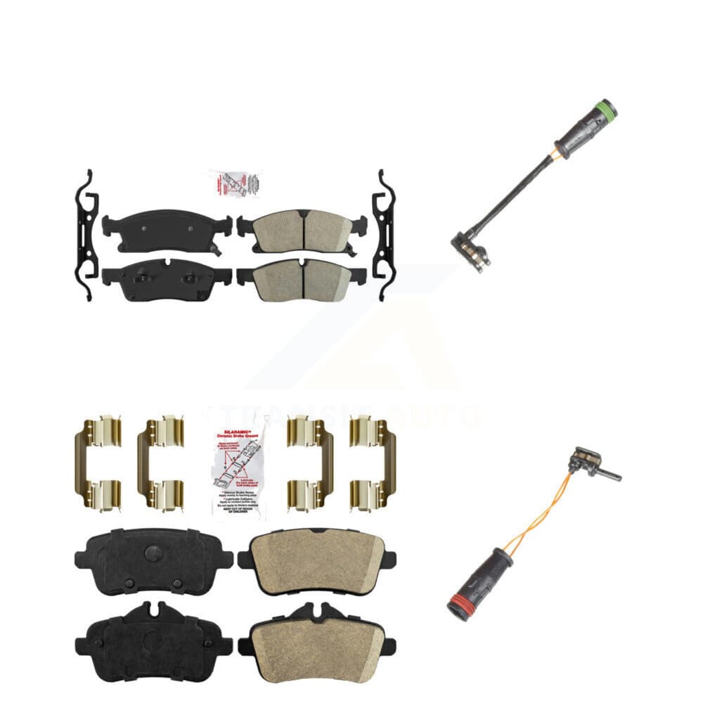 AmeriBRAKES - KNW-100155 - Front and Rear Disc Brake Pad Kits image 1
