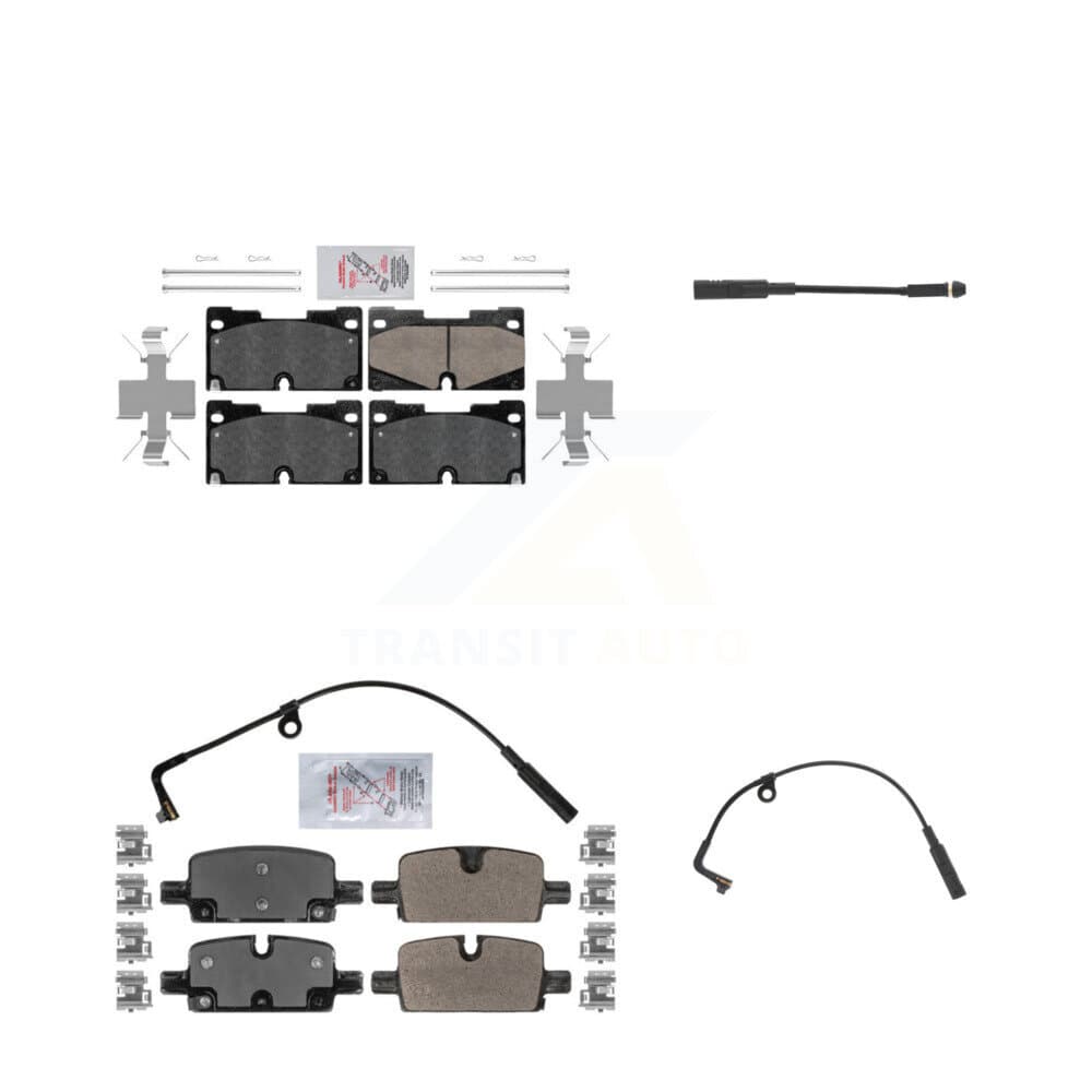 AmeriBRAKES - KNW-100176 - Front and Rear Disc Brake Pad Kits image 1