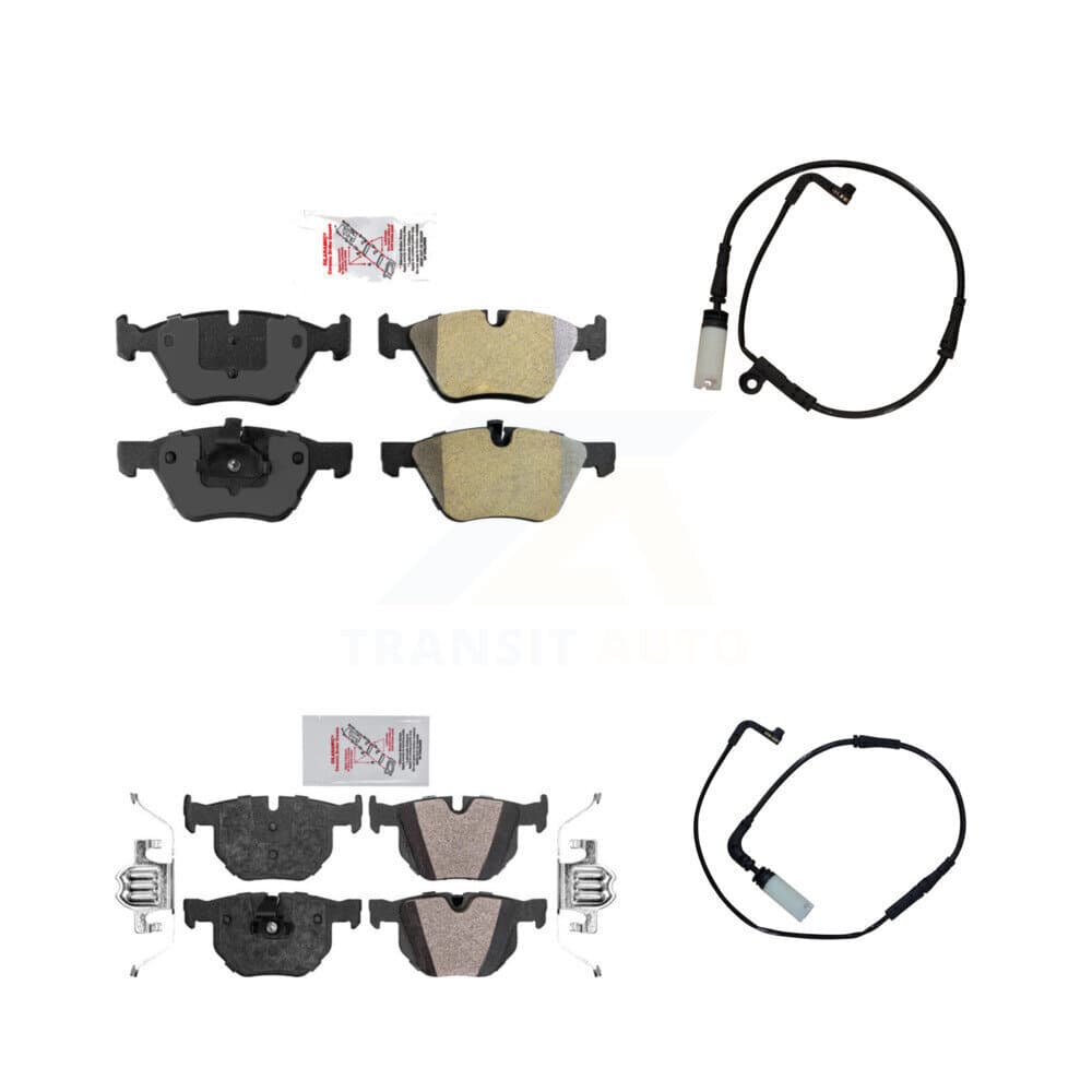 AmeriBRAKES - KNW-100182 - Front and Rear Disc Brake Pad Kits image 1