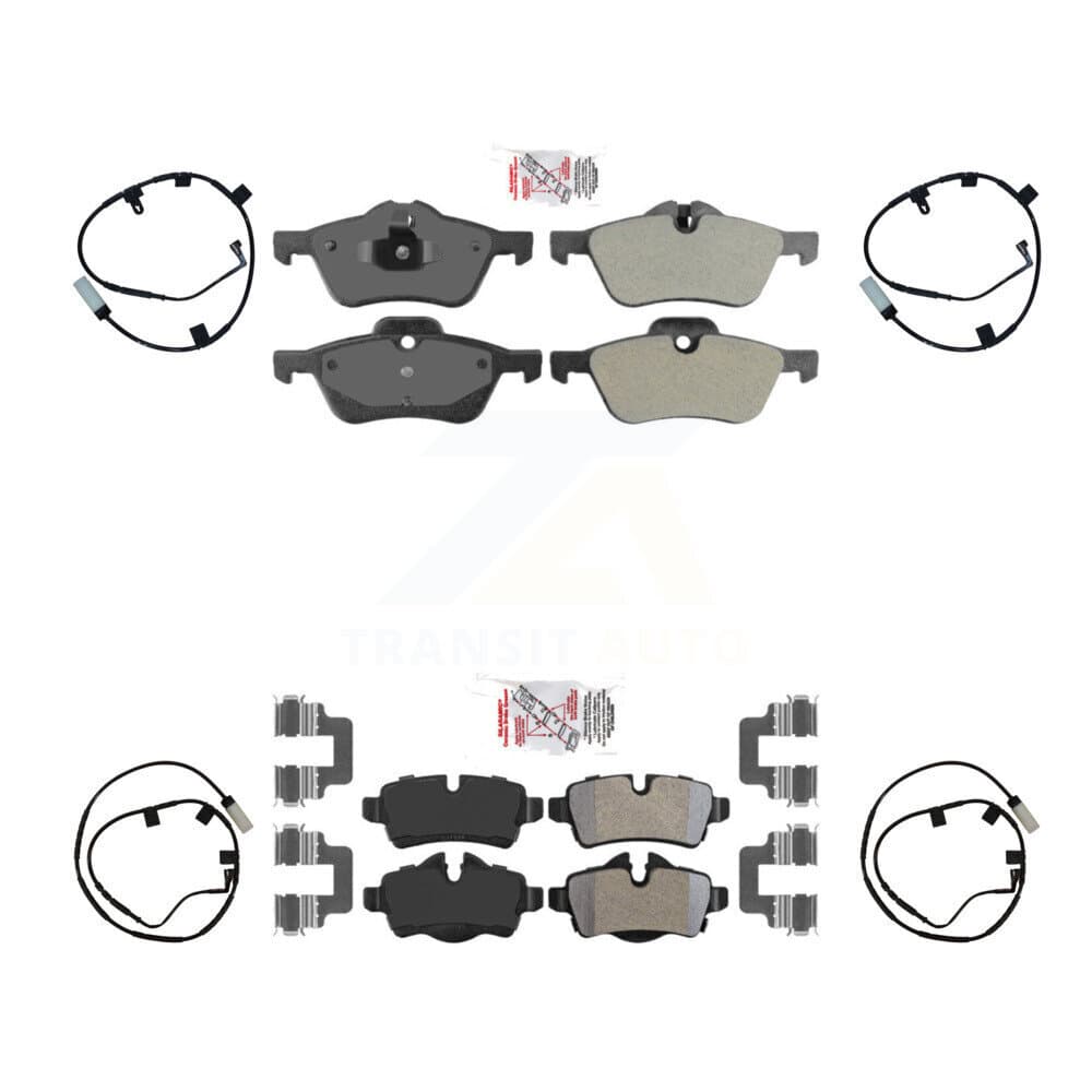 AmeriBRAKES - KNW-100205 - Front and Rear Disc Brake Pad Kits image 1
