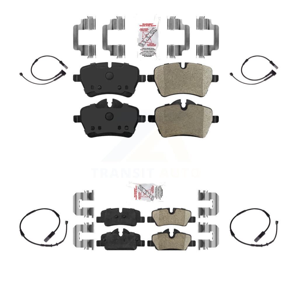 AmeriBRAKES - KNW-100217 - Front and Rear Disc Brake Pad Kits image 1
