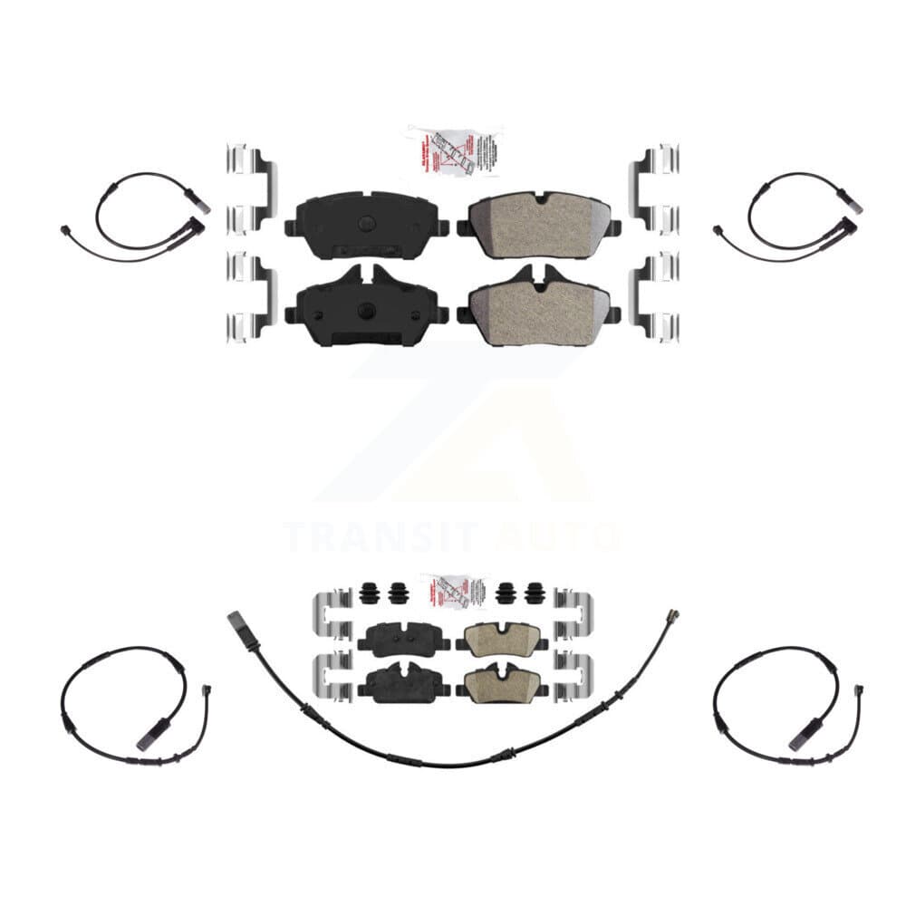 AmeriBRAKES - KNW-100220 - Front and Rear Disc Brake Pad Kits image 1