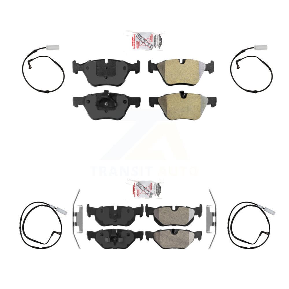 AmeriBRAKES - KNW-100242 - Front and Rear Disc Brake Pad Kits image 1