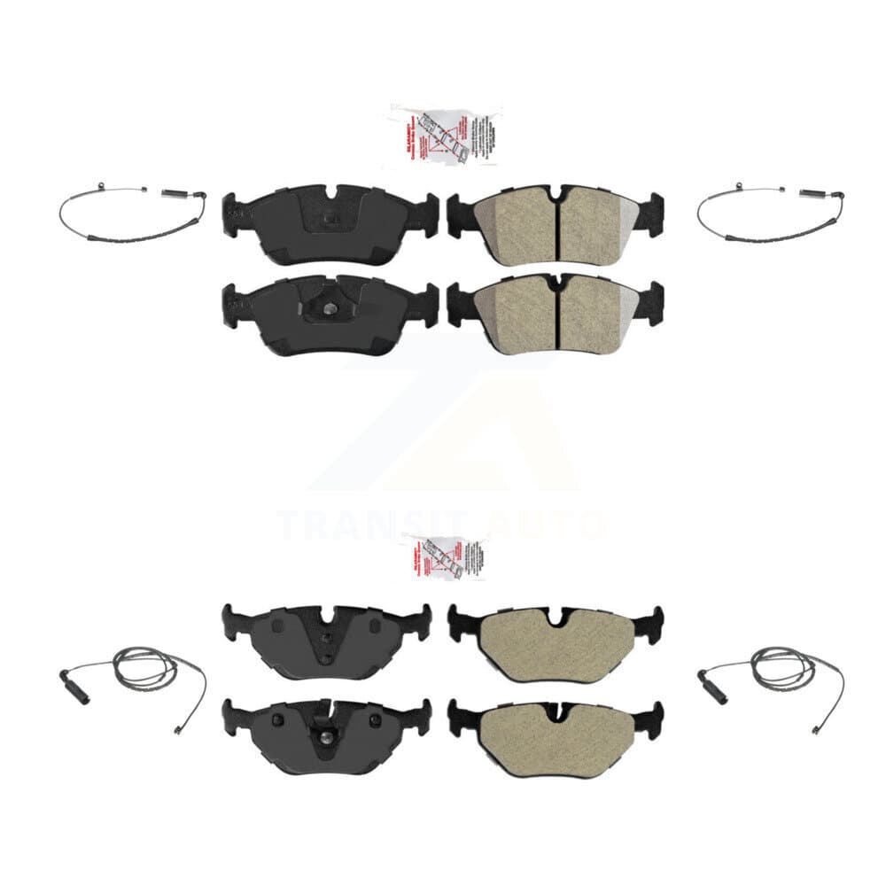 AmeriBRAKES - KNW-100254 - Front and Rear Disc Brake Pad Kits image 1