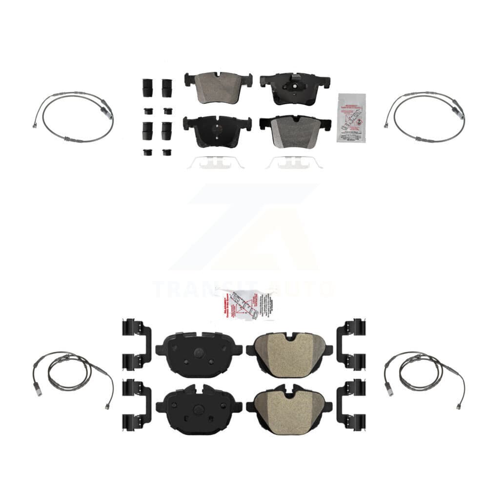 AmeriBRAKES - KNW-100287 - Front and Rear Disc Brake Pad Kits image 1
