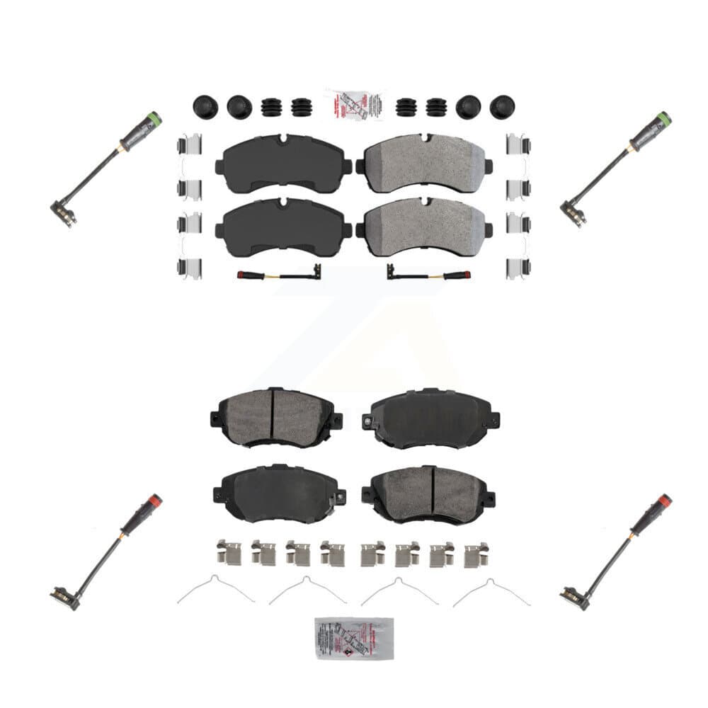 AmeriBRAKES - KNW-100304 - Front and Rear Disc Brake Pad Kits image 1