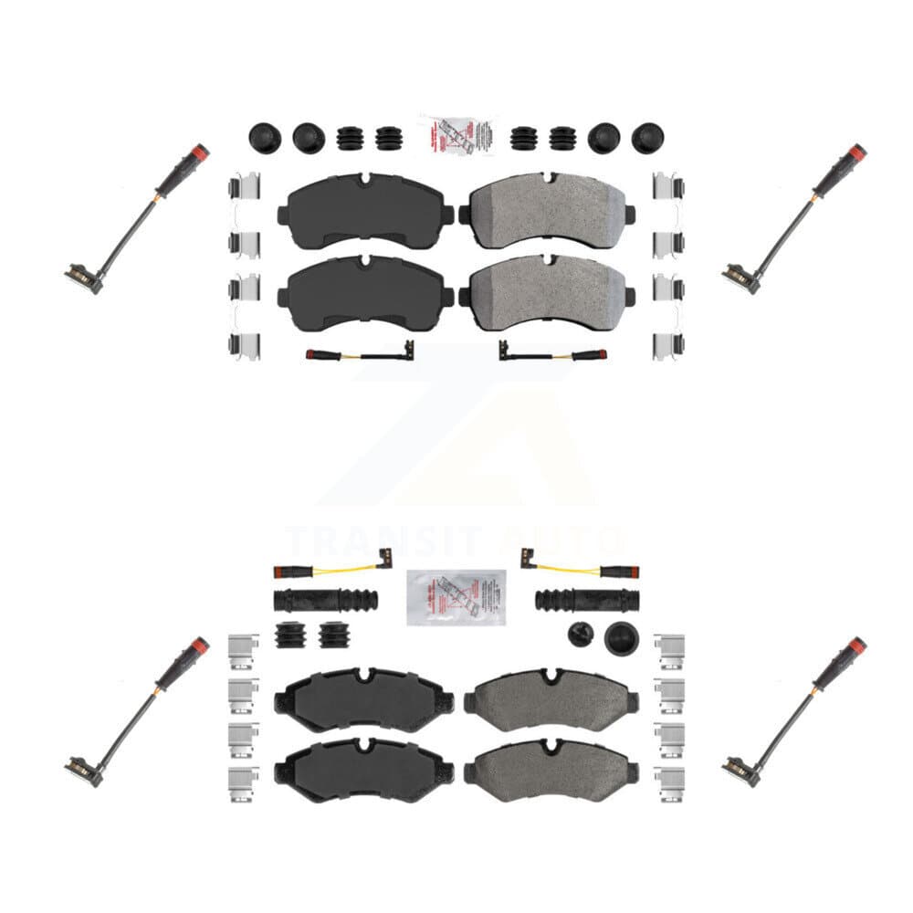 AmeriBRAKES - KNW-100307 - Front and Rear Disc Brake Pad Kits image 1