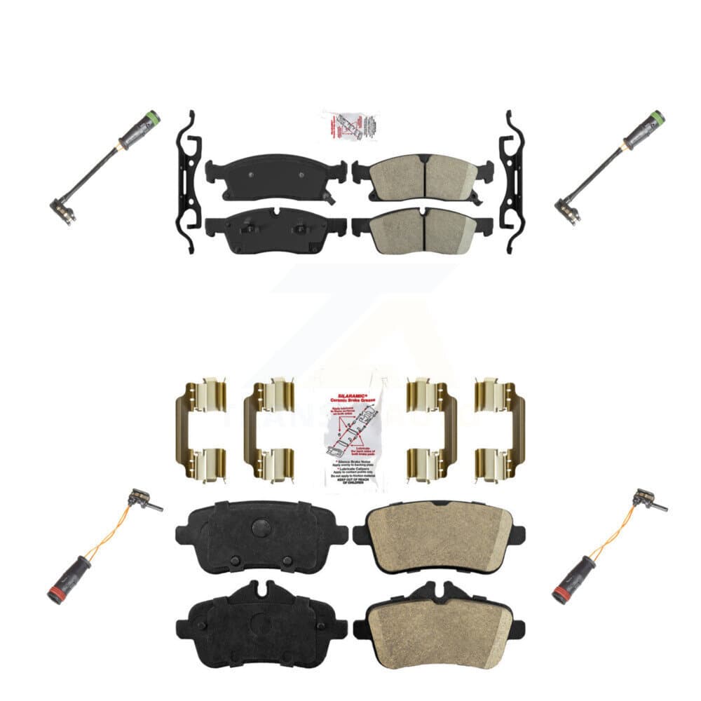AmeriBRAKES - KNW-100327 - Front and Rear Disc Brake Pad Kits image 1
