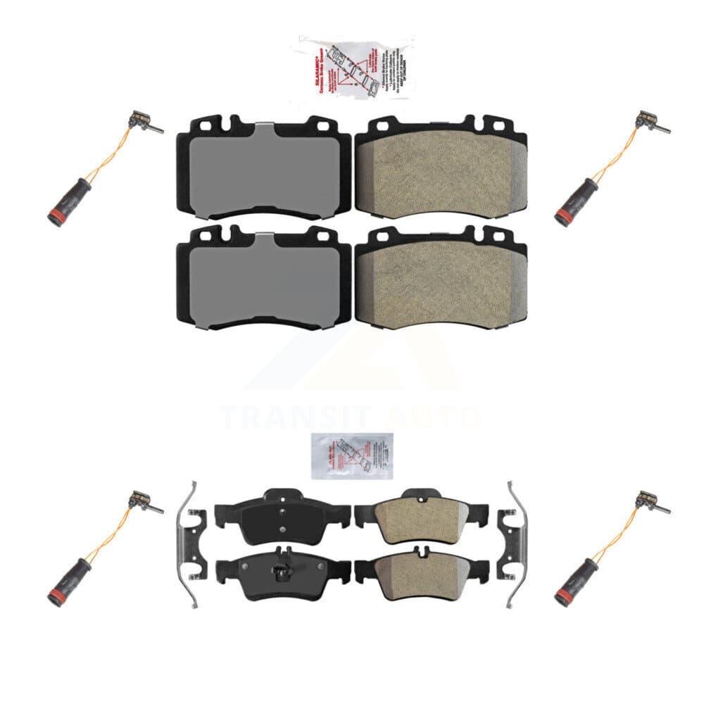 AmeriBRAKES - KNW-100335 - Front and Rear Disc Brake Pad Kits image 1
