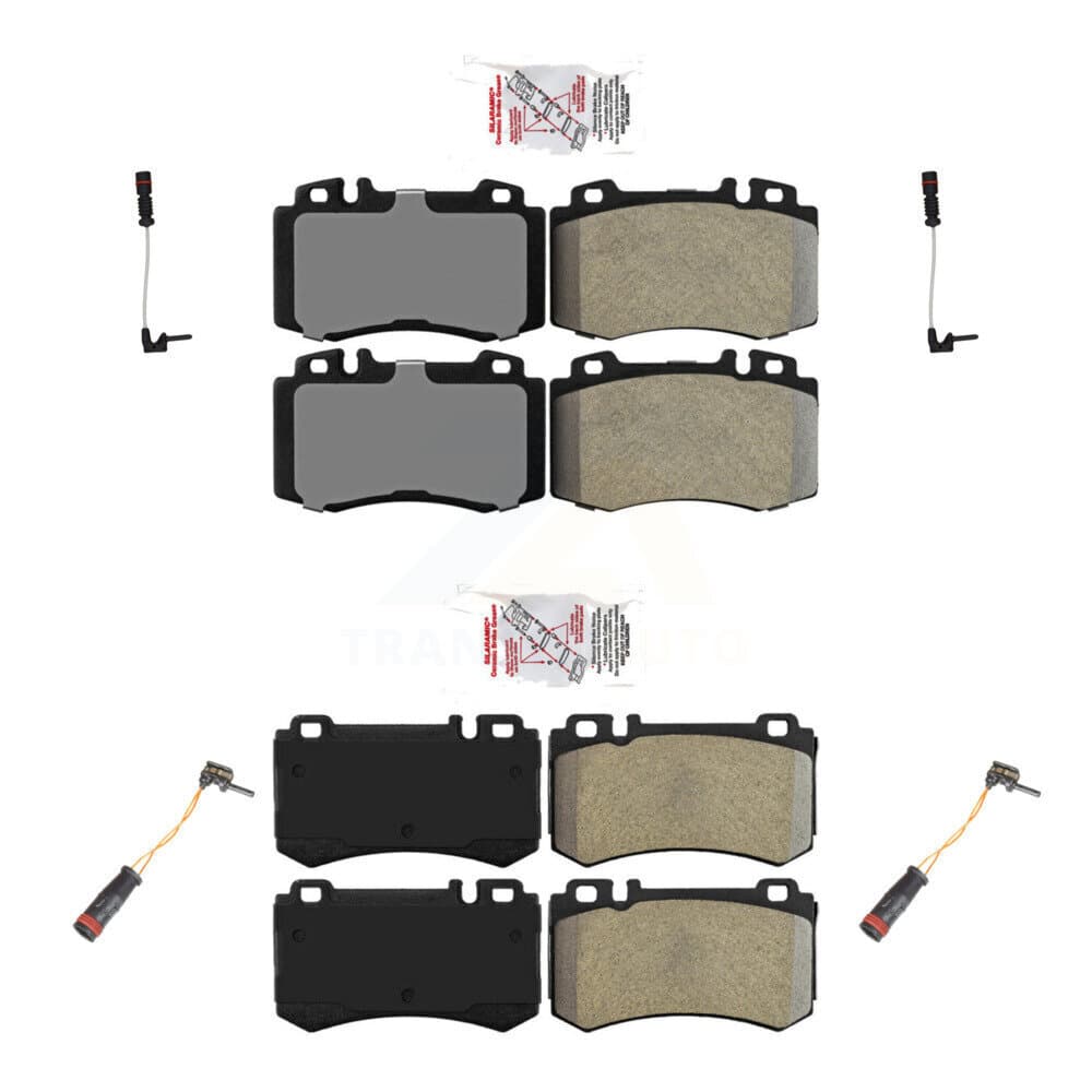 AmeriBRAKES - KNW-100337 - Front and Rear Disc Brake Pad Kits image 1